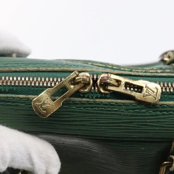 LOUIS VUITTON Epi Porte Documents Voyage Business Bag Green - Picture 12 of 16